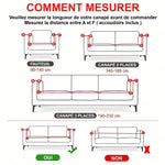 Housse de canapé matelassée – informations produit
