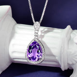 Collier Ivonne avec améthyste