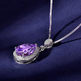 Collier Ivonne avec améthyste