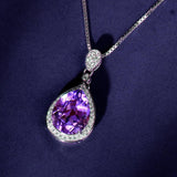 Collier Ivonne avec améthyste