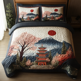 Ensemble de lit matelassé 3 pièces - Japon