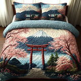 Ensemble de lit matelassé 3 pièces - Japon