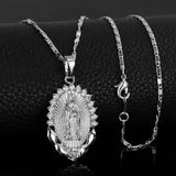 Collier médaille de la Vierge Marie
