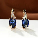 Boucles d'oreilles royales Minuit | Or