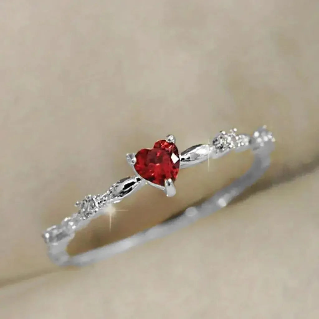 Bague corail en or blanc