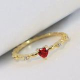 Bague corail en or blanc
