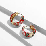 Boucles d'oreilles fleurs luxueuses