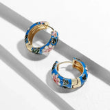 Boucles d'oreilles fleurs luxueuses