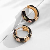 Boucles d'oreilles fleurs luxueuses