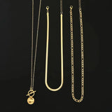 Collier multirangs avec pièces