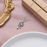 Collier pierre de lune « Attrape-rêves »