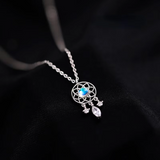 Collier pierre de lune « Attrape-rêves »