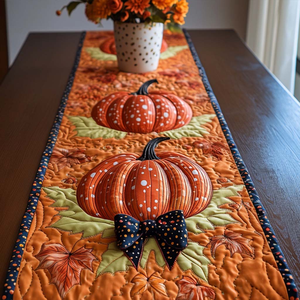 Chemin de table matelassé Automne Tranquille – vue 8