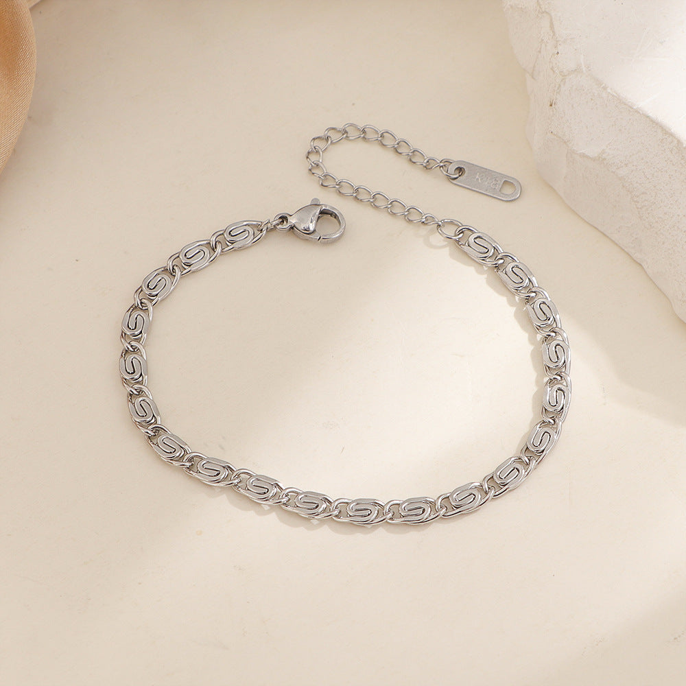 Bracelet chaîne tressée Nusa | Or