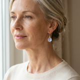 Boucles d'oreilles « Esprit libre » pierre de lune