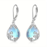Boucles d'oreilles « Esprit libre » pierre de lune