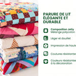 Parure de lit matelassée 3 pièces Lueur Dorée d'Automne – vue 2