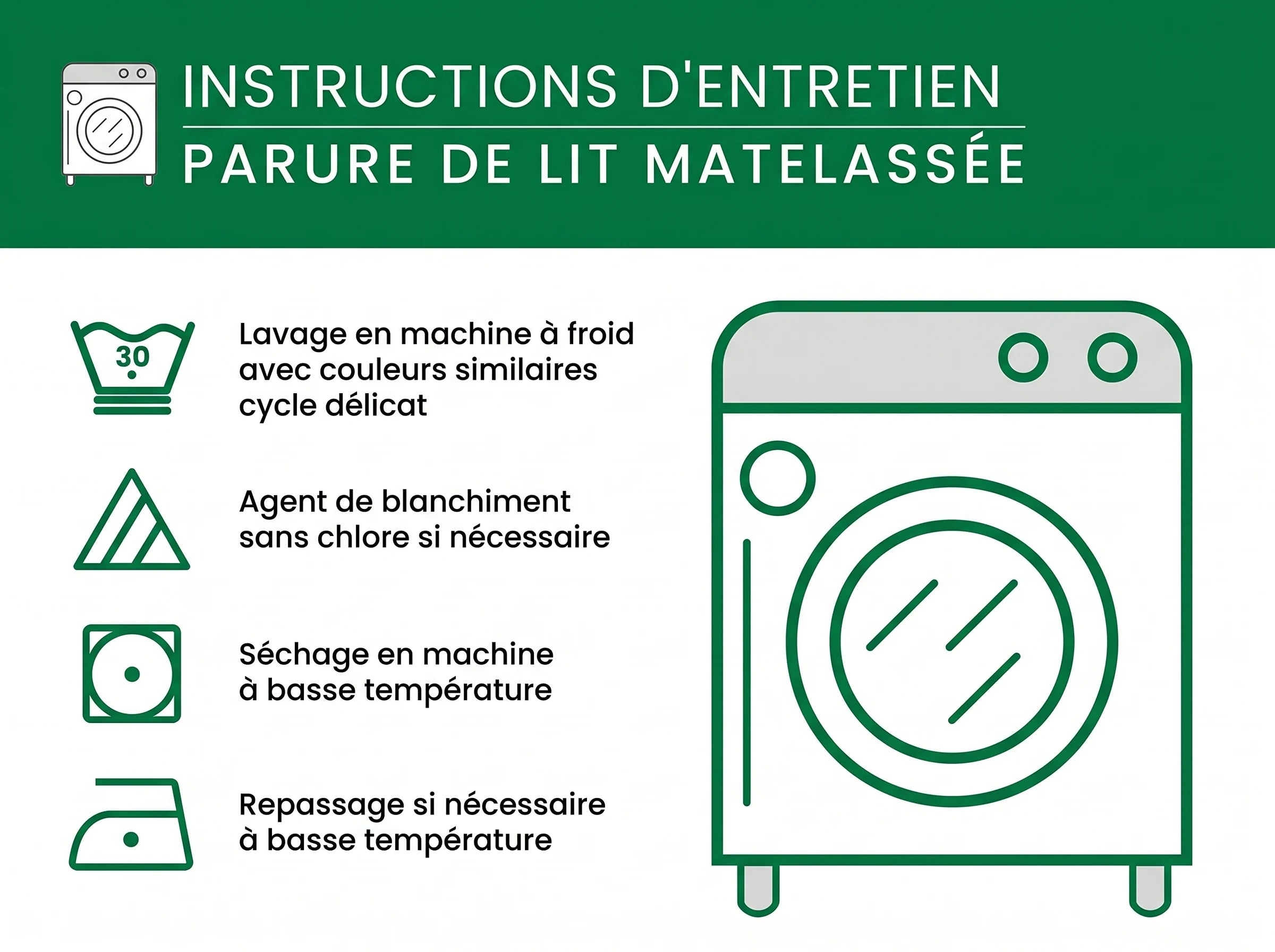 Parure de lit matelassée 3 pièces Lueur Dorée d'Automne – vue 3