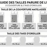 Parure de lit matelassée 3 pièces Lueur Dorée d'Automne – vue 4