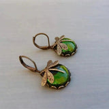Boucles d'oreilles libellule style vintage