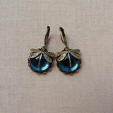Boucles d'oreilles libellule style vintage