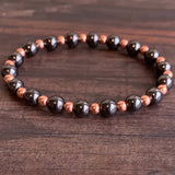 Bracelet en cuivre « Noir »