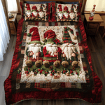 Ensemble de lit matelassé 3 pièces - Gnome de Noël