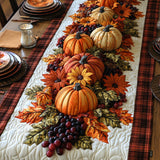 Chemin de table matelassé Grand Défilé de Citrouilles