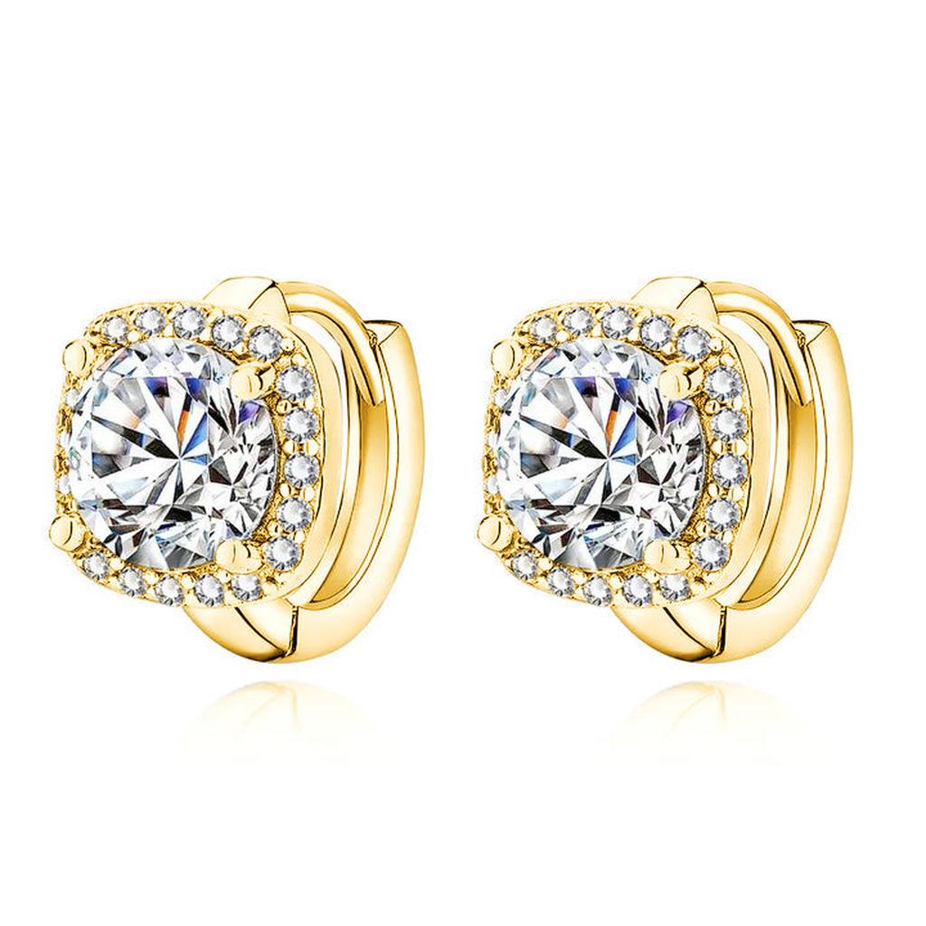 Boucles d'oreilles « Élégance carrée »