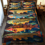Ensemble de lit matelassé 3 pièces - Rivière aux Truites