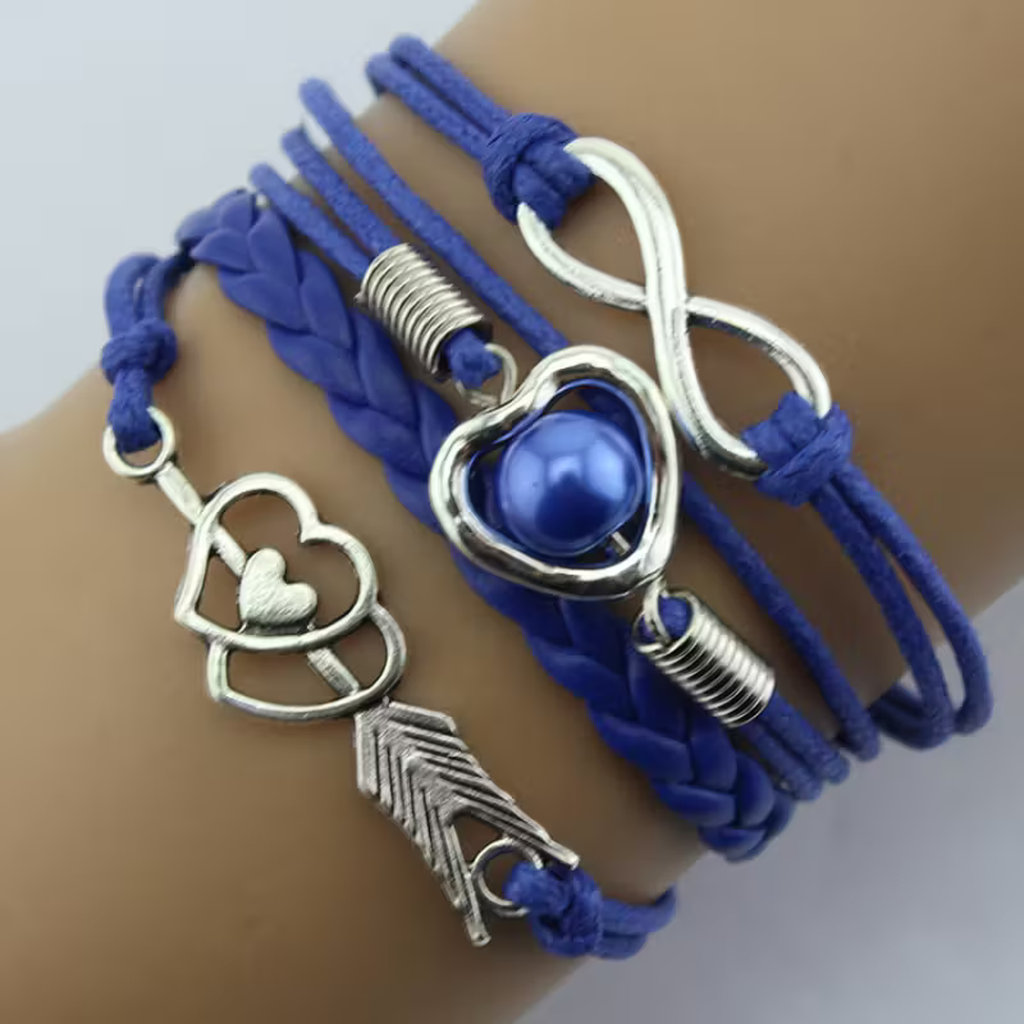 Bracelet rétro style chapelet