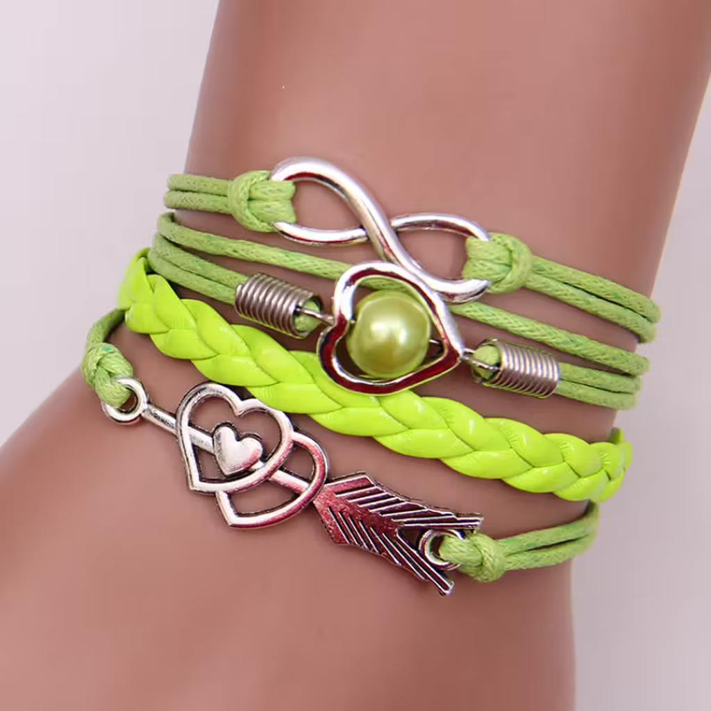 Bracelet rétro style chapelet