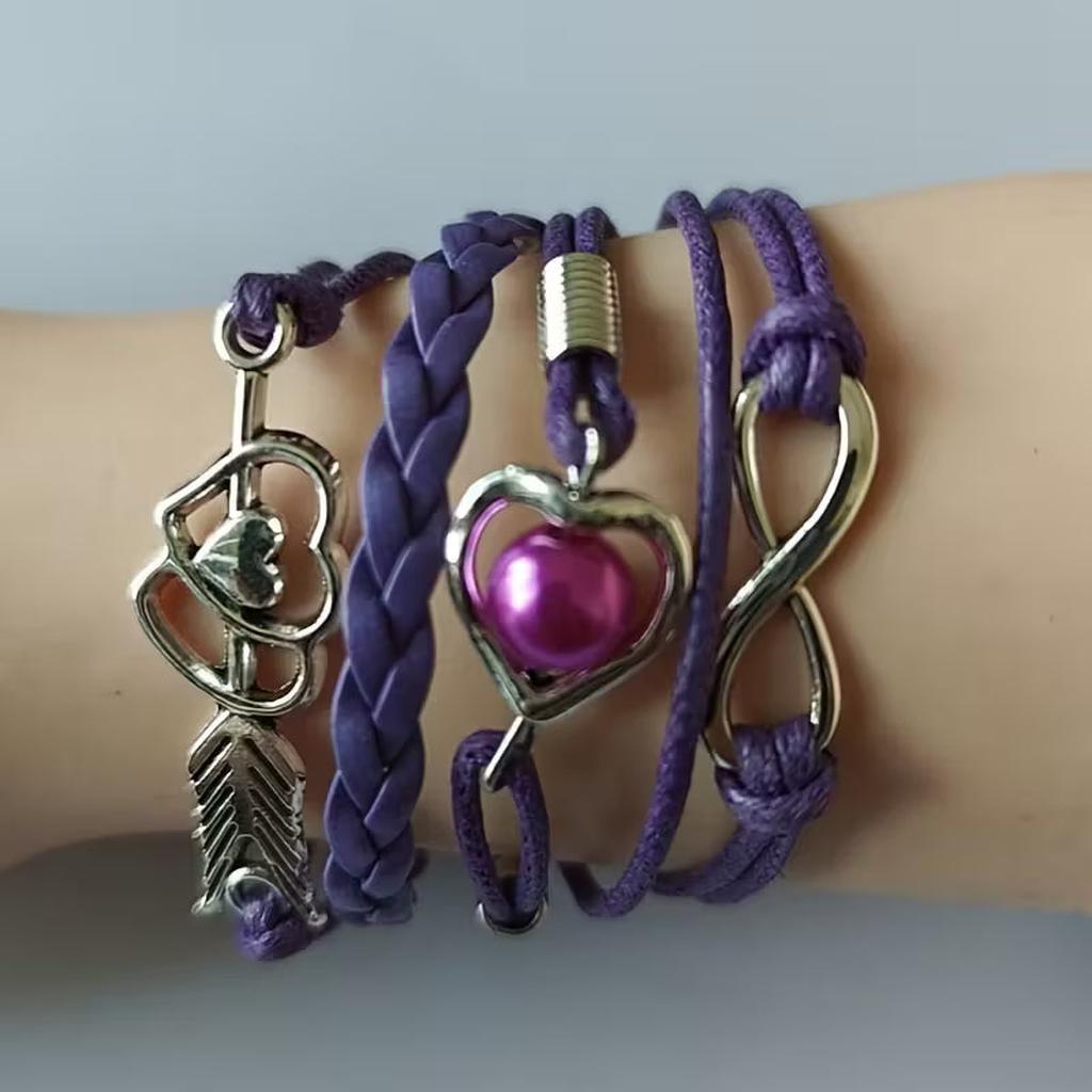 Bracelet rétro style chapelet