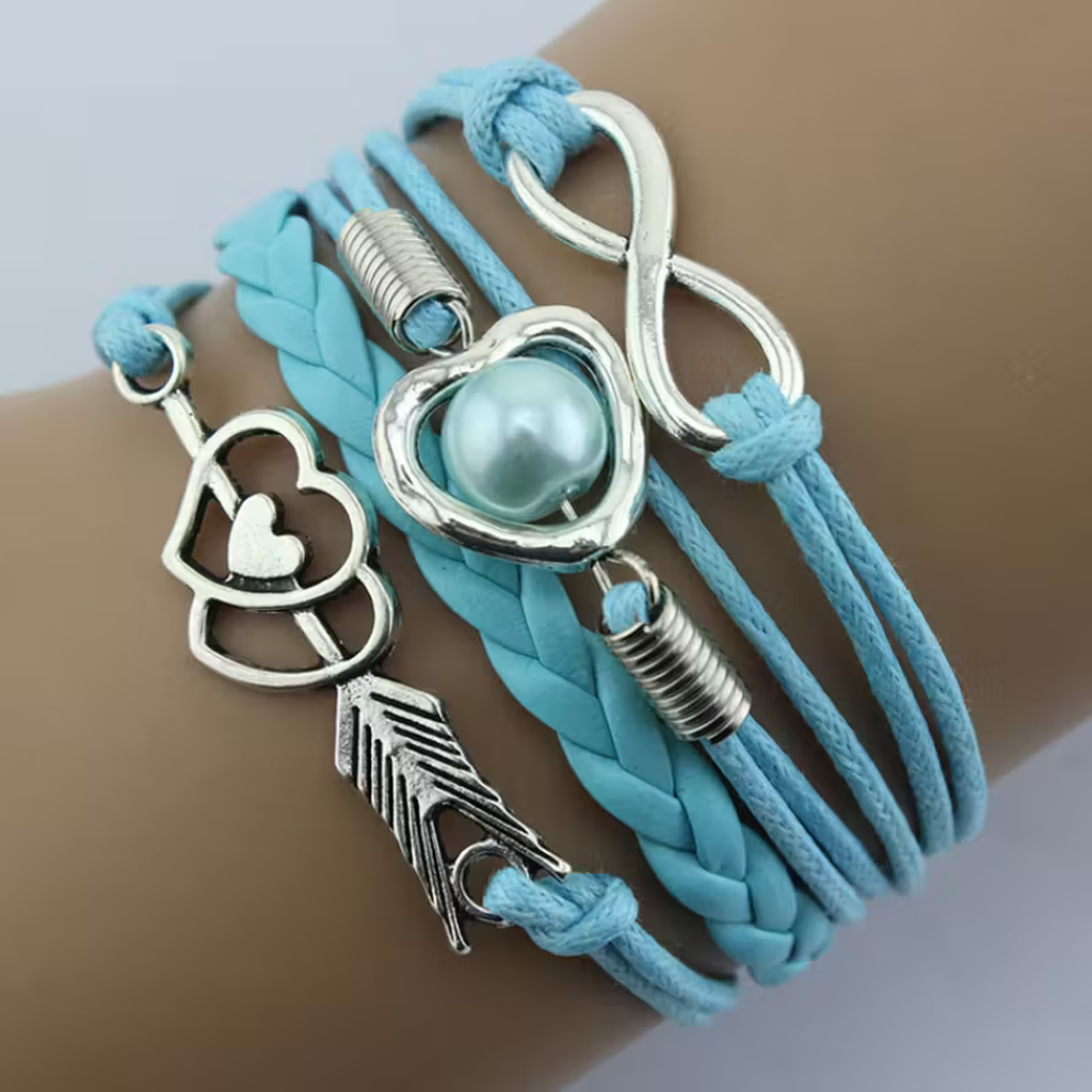 Bracelet rétro style chapelet