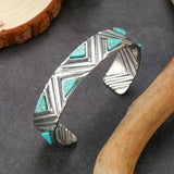 Bracelet rétro bohème avec turquoise