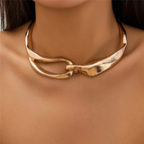 Collier rétro doré