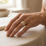 Ringset „Ewiger Glanz“ – Kollektion Aura