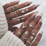 Set mit 8 bis 12 Ringen