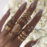 Set mit 8 bis 12 Ringen