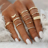 Set mit 8 bis 12 Ringen