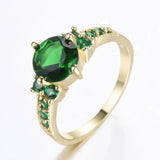 Goldring mit Smaragd