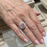 Kronenring in Roségold und Weißgold