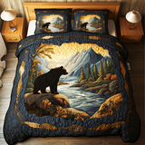 Ensemble de lit matelassé 3 pièces - Ours