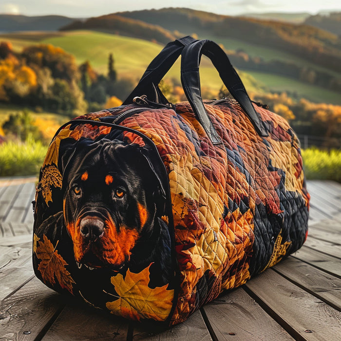 Sac de voyage matelassé Rottweiler des Bois