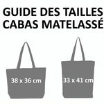Sac cabas matelassé – informations produit