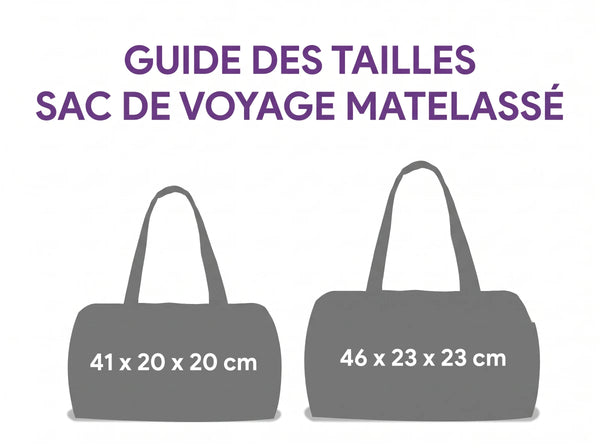 Sac de voyage matelassé Van Renard et Érable