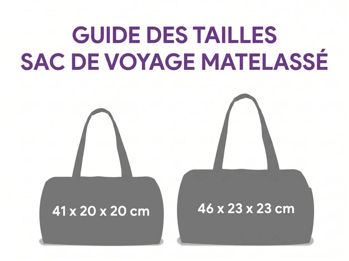 Sac de voyage matelassé Van Renard et Érable