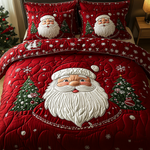 Ensemble de lit matelassé 3 pièces - Lueur du Père Noël