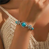 Bracelet papillon en or blanc