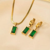 Parure Lina en vert